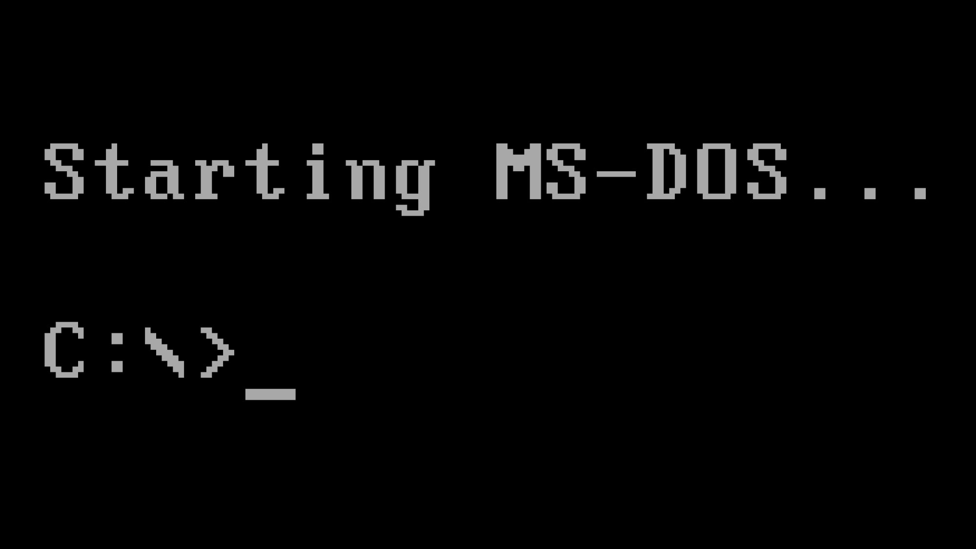 MS DOS 6.22