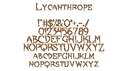 LycanthropeFont