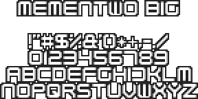 MementwoBigFont