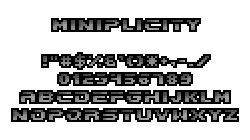 MiniplicityFont